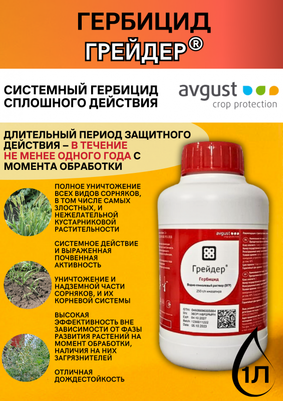 Грейдер средство от сорняков