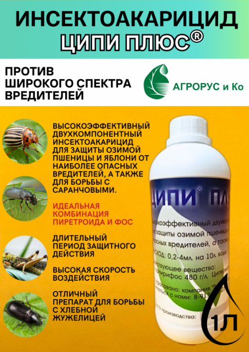 Ципи Плюс, КЭ инсектоакарицид
