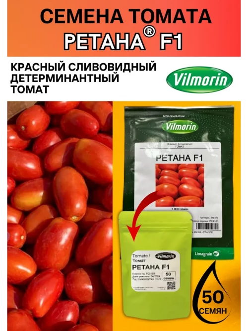 РЕТАНА F1 семена томата сливки