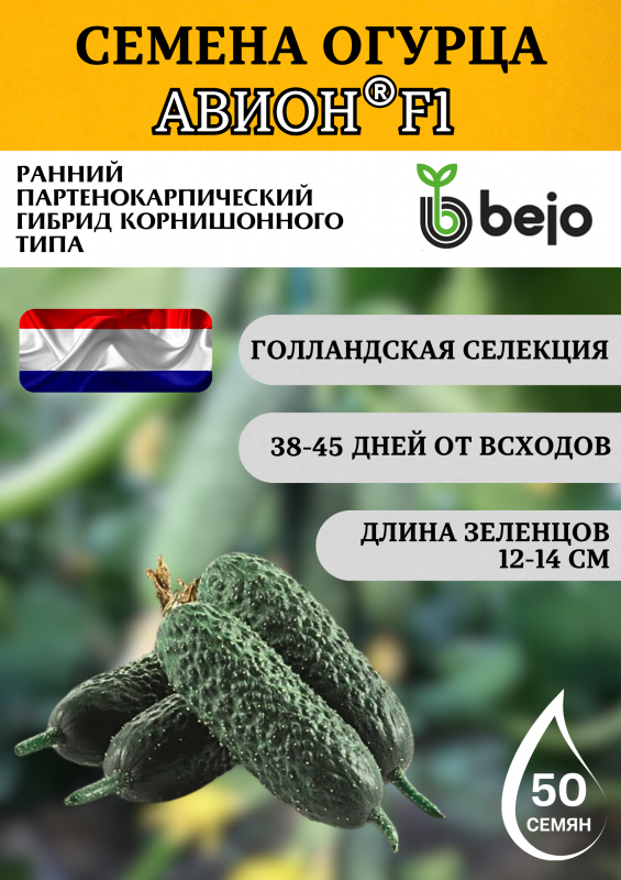 Авион F1 семена огурца