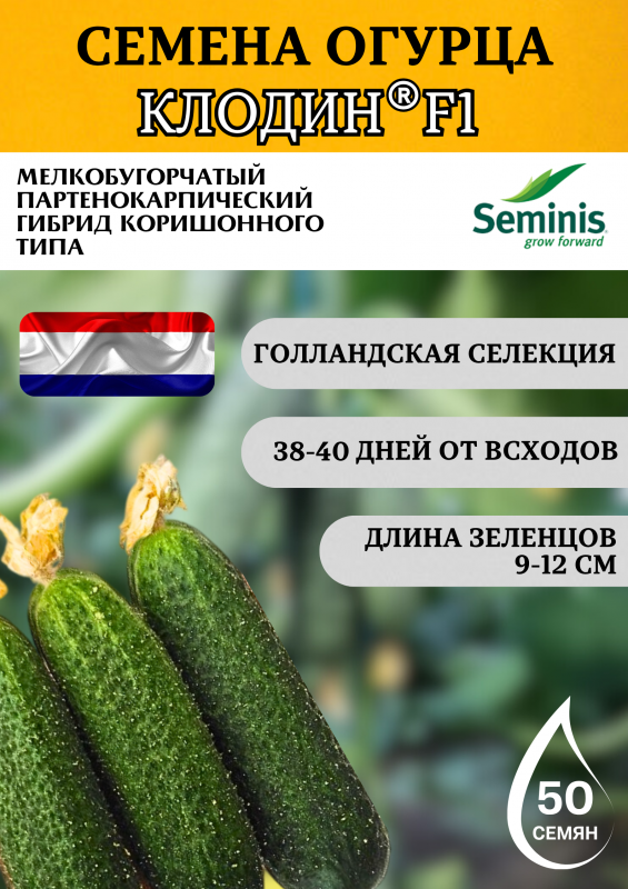 Клодин F1 семена огурца
