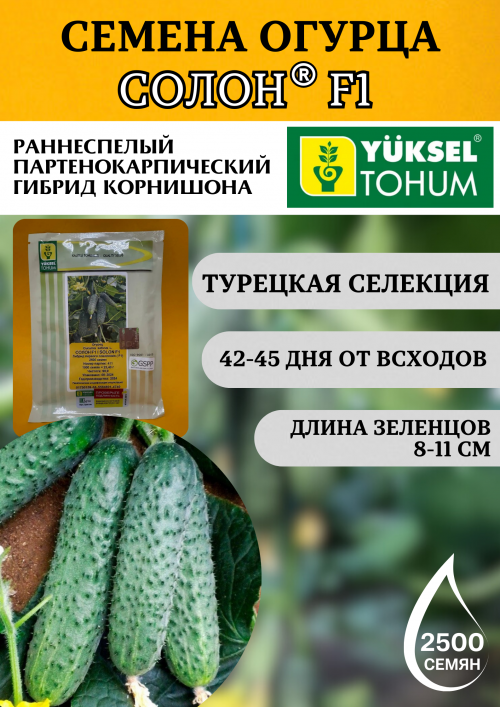 Солон F1 семена огурца