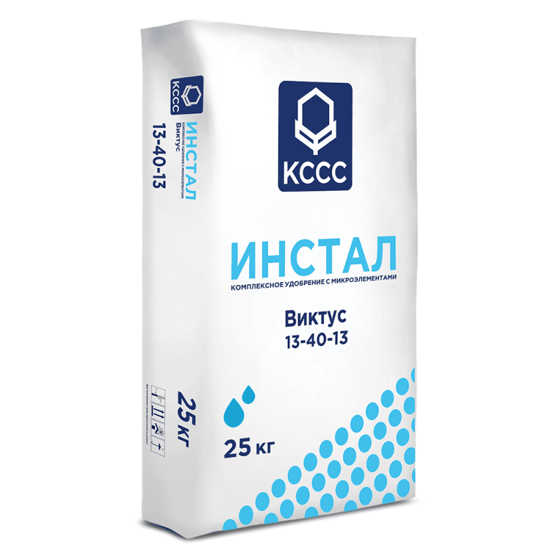 Инстал Виктус 13-40-13 удобрение 25 кг